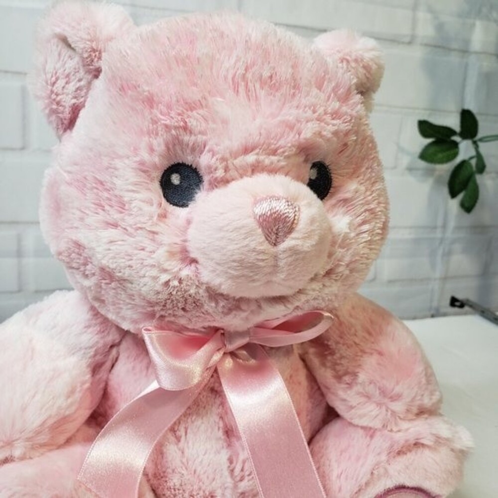 Adorable Aurora Baby Pink Teddy Bear Plush Stuffed Animal Soft Toy 9"